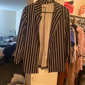 Stripe blazer